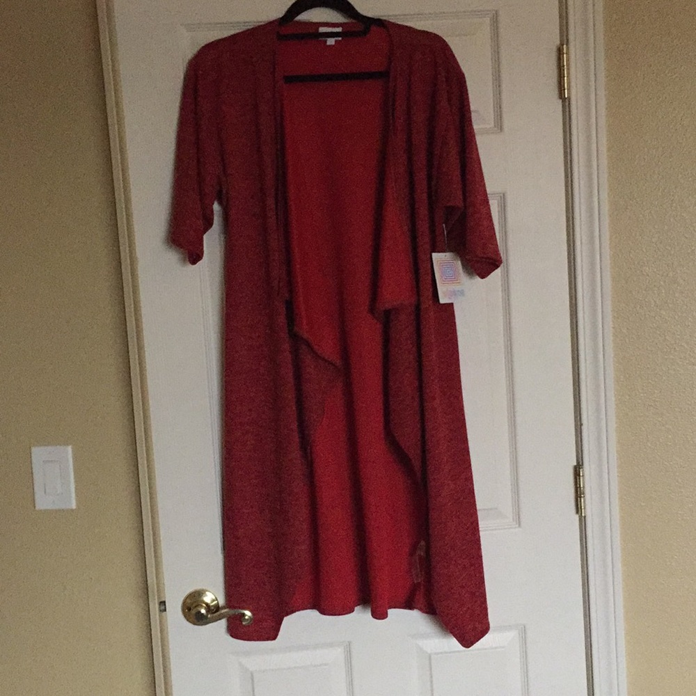 Lularoe small Shirley brick red